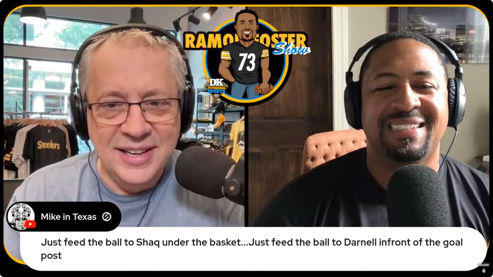 Ramon Foster Live: Aaron vs. AFC North taken in Hendersonville, Tenn. (Videos)