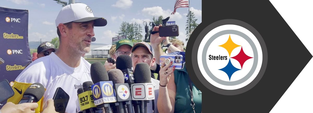 Rodgers downplays quick pick taken in Latrobe, Pa. (Steelers)